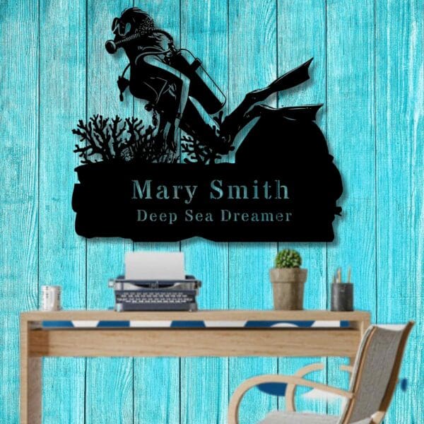 Scuba Diving, Scuba Art, Scuba Wall Art, Scuba, Scuba Gifts,