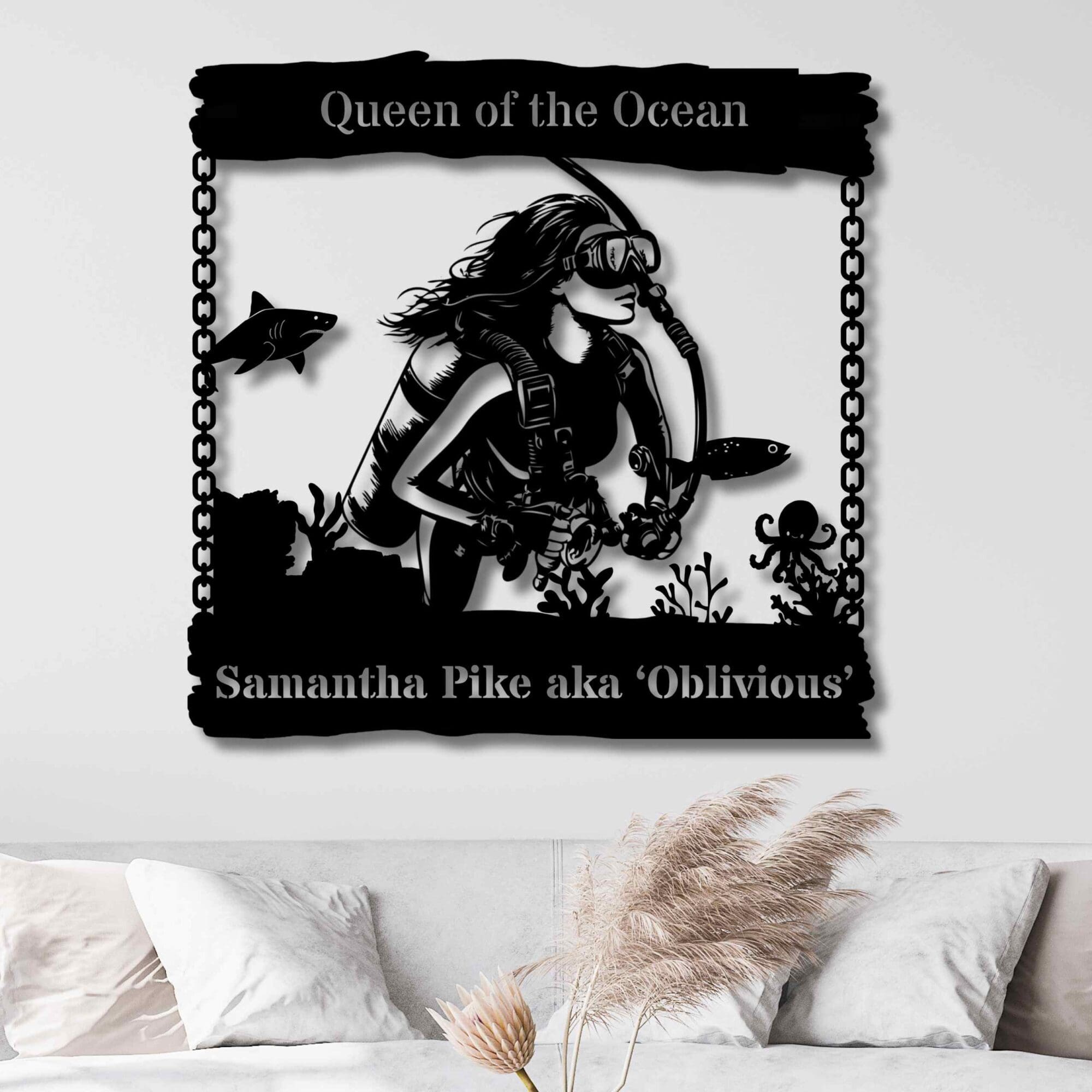 Scuba Diving, Scuba Art, Scuba Wall Art, Scuba, Scuba Gifts,