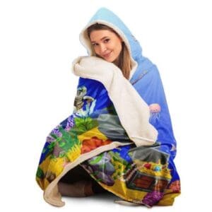 Divers Art, Kid Hoodie Blanket