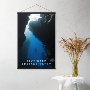 Scuba art, scuba poster