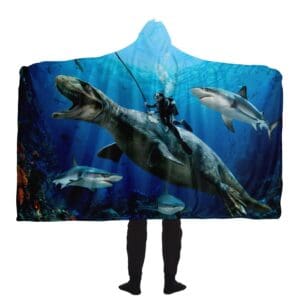 Scuba, Scuba Art, Scuba Hoodie Blanket