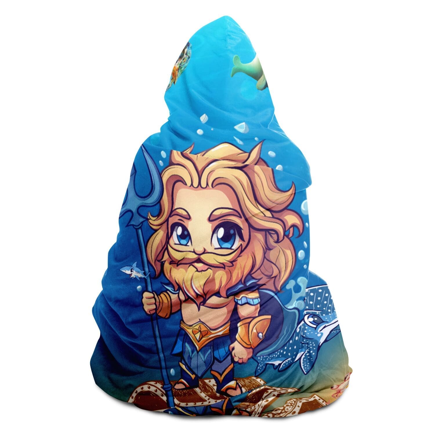 Scuba art, scuba diving, scuba gifts, scuba hoodie blanket